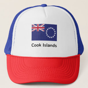 Cook Islands Flag Truckerkappe