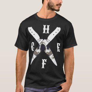 Cook Koch Funny Cooking Lover Knifes T-Shirt