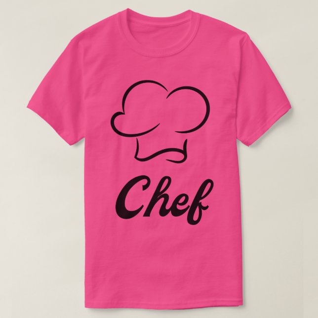 Cook Koch Hat Kochen Küche T-Shirt (Design vorne)
