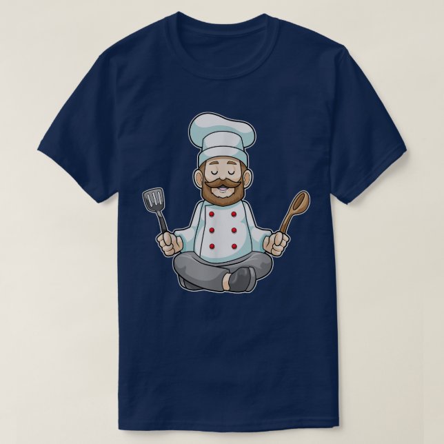 Cook Koch Hut Kochen Schürze T-Shirt (Design vorne)