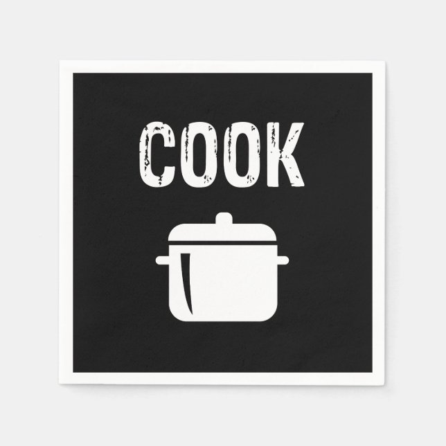 Cook-Paneel-Design Serviette (Vorderseite)