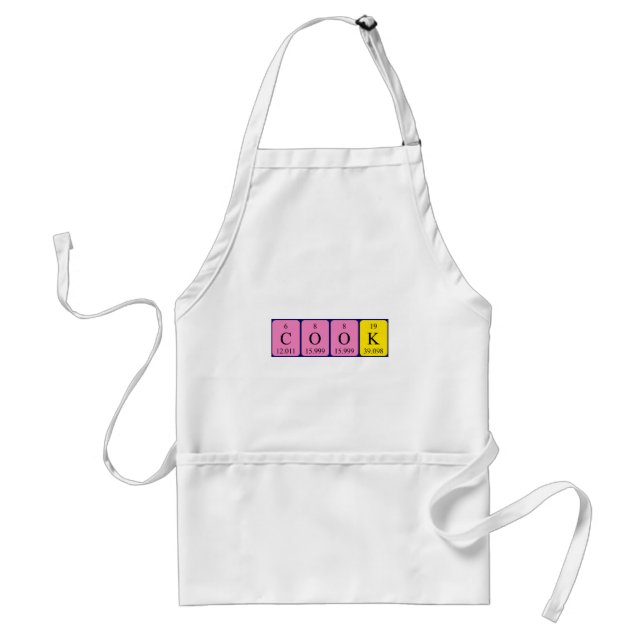 Cook Periodische Schürze (Vorne)