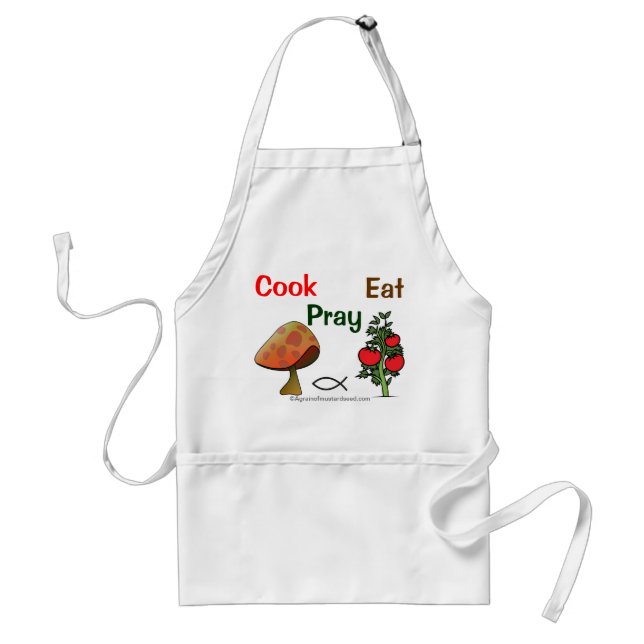 Cook Pray Eat Anpassen Schürze (Vorne)