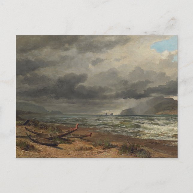 'Cook Strait, New Zealand' Postkarte (Vorderseite)