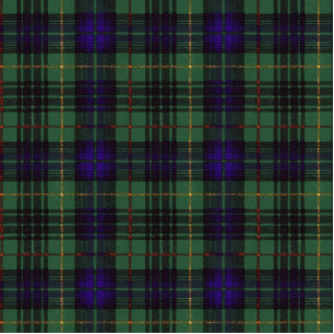 Cooke Clan karierter schottischer Kilt Tartan Fotoskulptur Magnet