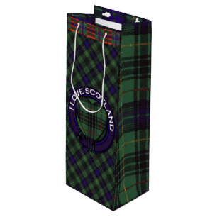 Cooke Clan karierter schottischer Kilt Tartan Geschenktüte Für Weinflaschen