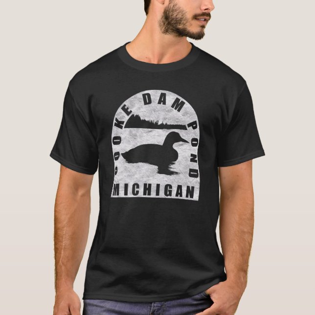 Cooke Dam Pond Loon T-Shirt (Vorderseite)
