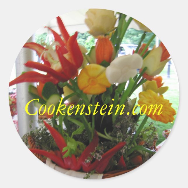 Cookenstein.com Runder Aufkleber (Vorderseite)