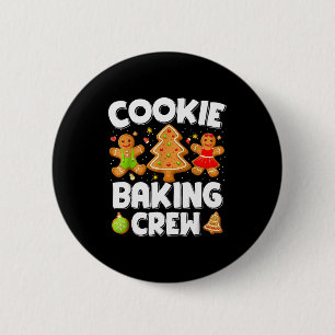 Cookie-Back-Crew Weihnachts-Gingerbread-Team Squad Button