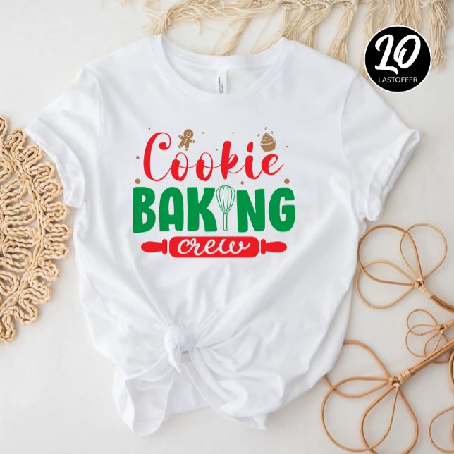 Cookie Backen Crew Funny Christmas Familie T-Shirt (Von Creator hochgeladen)