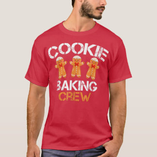 Cookie Backen Crew Funny Christmas Pajamas Familie T-Shirt