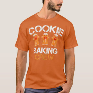 Cookie Backen Crew Funny Christmas Pajamas Familie T-Shirt