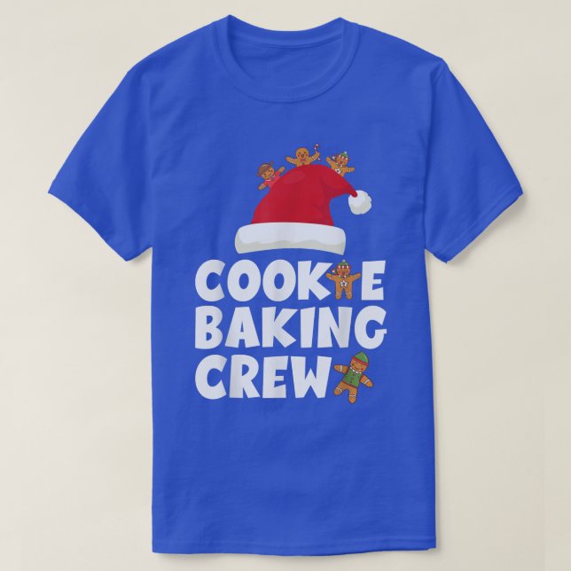 Cookie Backen Crew Funny Christmas Pajamas Familie T-Shirt (Design vorne)