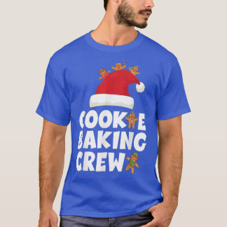 Cookie Backen Crew Funny Christmas Pajamas Familie T-Shirt