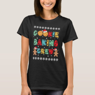 Cookie Backen Crew Lebkuchen Männer mit Weihnachts T-Shirt