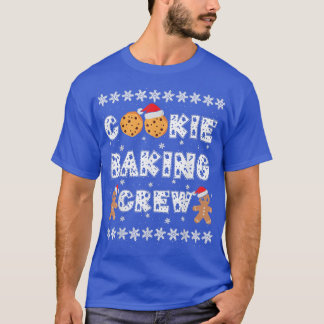 Cookie Backen Crew Lebkuchen Männer mit Weihnachts T-Shirt