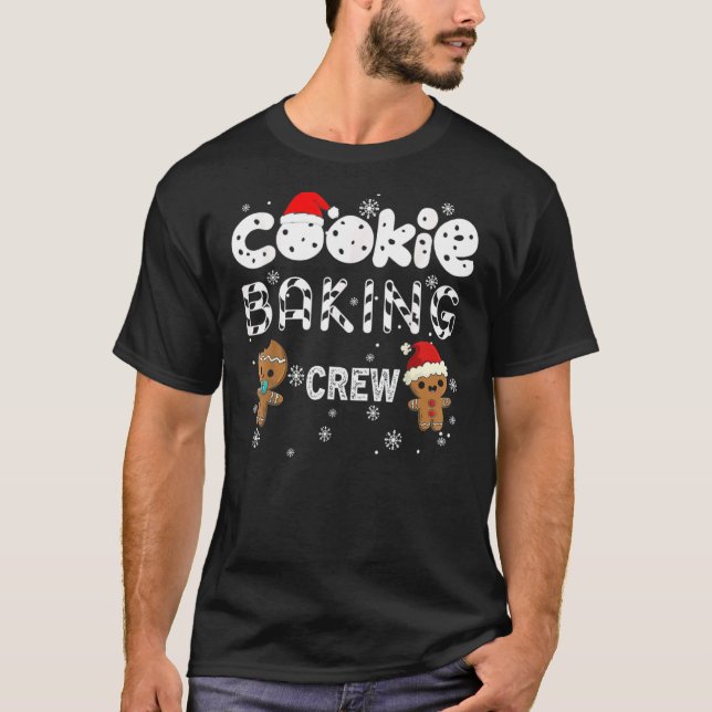 Cookie Backen Crew Lebkuchen Weihnachtskostüm P T-Shirt (Vorderseite)