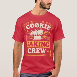Cookie Backen Crew Niedlich Matching Baker Lebkuch T-Shirt
