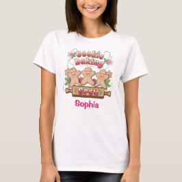 Cookie Backen Crew Niedliche Weihnachtsvorlage T-Shirt