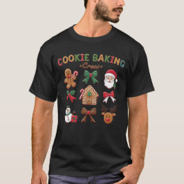Cookie Backen Crew passt Weihnachten T-Shirt