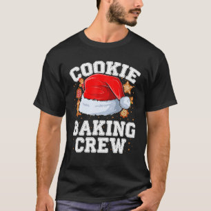 Cookie Backen Crew Santa Gingerbread Team Merry T-Shirt