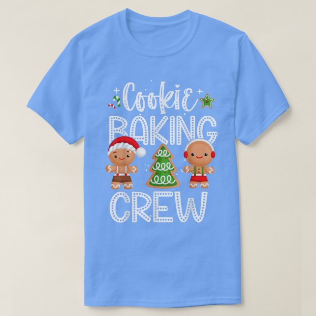 Cookie Backen Crew Weihnachten Familie Lebkuchen T T-Shirt (Design vorne)