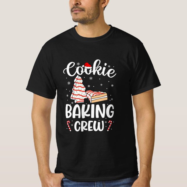 Cookie Backen Crew Weihnachten lustige Geschenkide T-Shirt (Vorderseite)