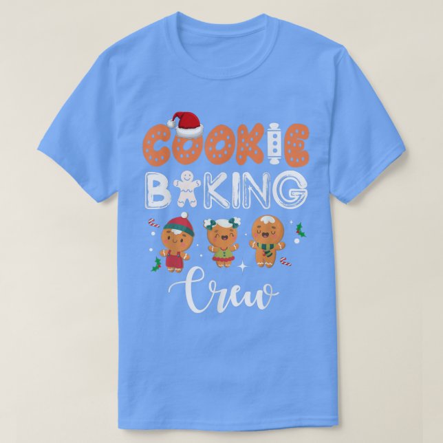 Cookie Backen Crew Weihnachts-Lebkuchen-Team T-Shirt (Design vorne)