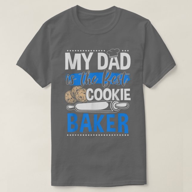 Cookie Backoutfit Cookie Lover Baker Vater Backen T-Shirt (Design vorne)