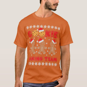 Cookie Backteam Lebkuchen Männer mit Weihnachtsmän T-Shirt