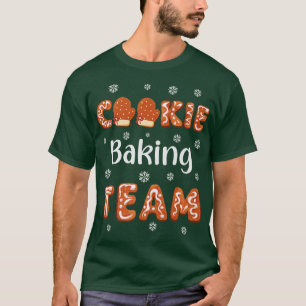 Cookie Backteam Weihnachts Familie Baking Fingerab T-Shirt