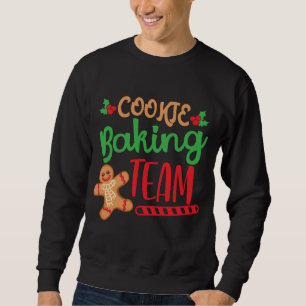 Cookie Backteam Weihnachts Squad Xmas Crew m Gin Sweatshirt