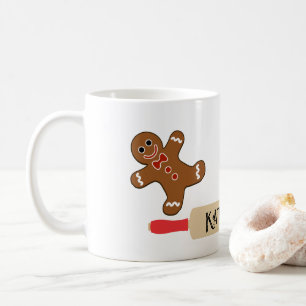 Cookie Baker Tasse Gingerbrei Cutout Mann Weihnach