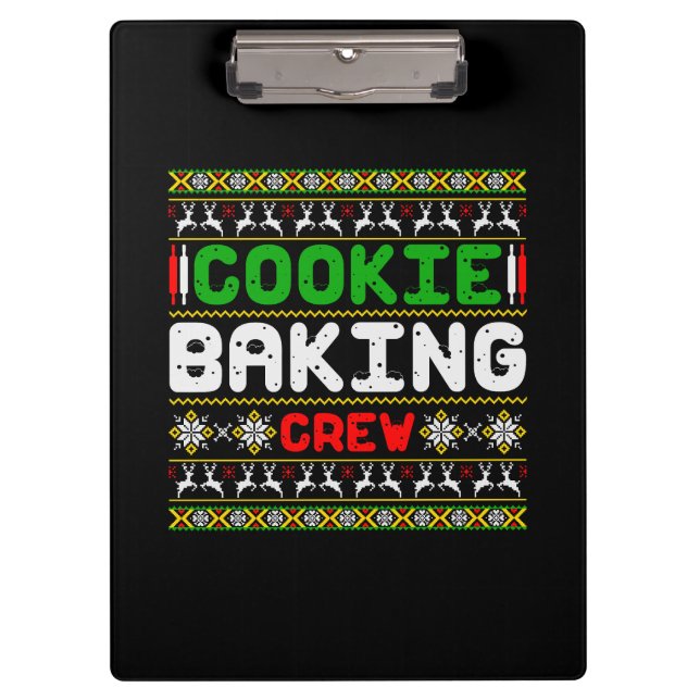 Cookie Baking Crew-50000 Klemmbrett (Vorderseite)