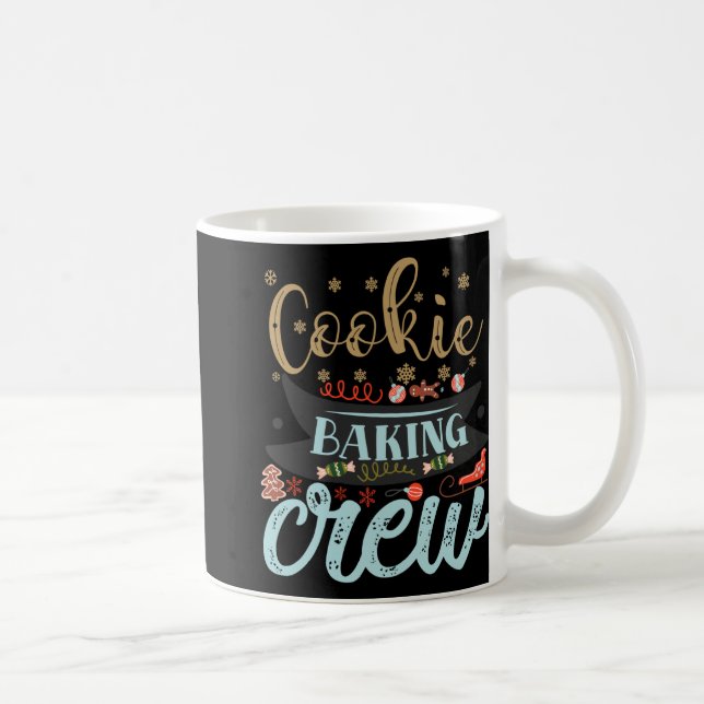 Cookie Baking Crew Christmas Holiday Family T Shir Kaffeetasse (Rechts)