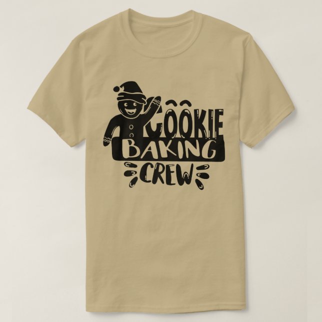 Cookie Baking Crew Funny Family  T-Shirt (Design vorne)