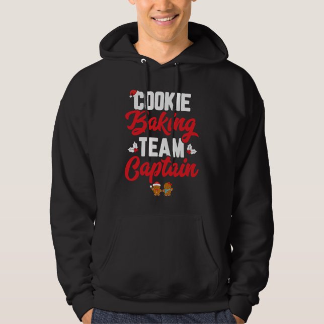 Cookie Baking Team Captain Funny Matching Family C Hoodie (Vorderseite)