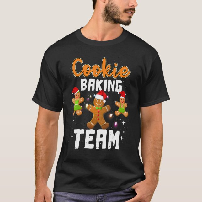 Cookie Baking Team Christmas Baking Team T-Shirt (Vorderseite)
