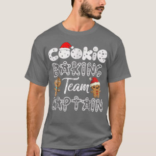 Cookie Baking Team Kapitän Funny Baker Gingerbrot T-Shirt