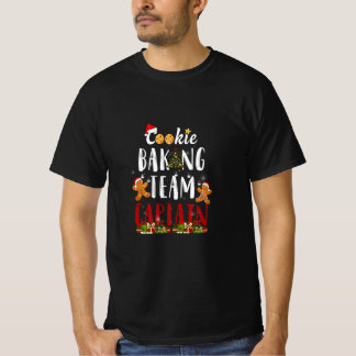 Cookie Baking Team Kapitän Gingerbrett Weihnachten T-Shirt