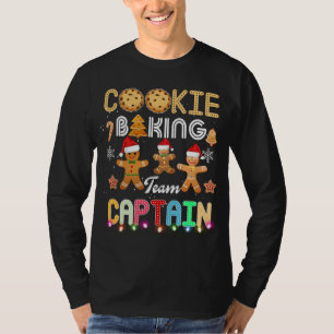 Cookie Baking Team Kapitän Weihnachtsbäcker Ingwer T-Shirt