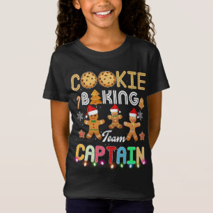 Cookie Baking Team Kapitän Weihnachtsbäcker Ingwer T-Shirt