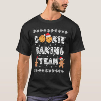 Cookie Baking Team Lebkuchen Männer mit Weihnachts T-Shirt