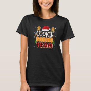 Cookie Baking Team Niedliche Weihnachtsfamilie Mat T-Shirt