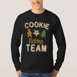 Cookie Baking Team Santa Claus Gingerbread Holiday T-Shirt