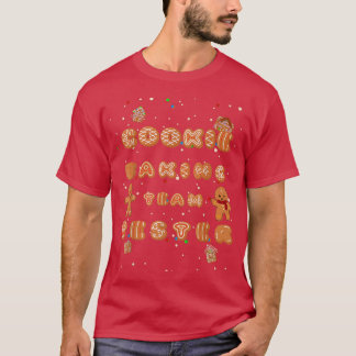 Cookie Baking Team Tester Weihnachts T Geschenk T-Shirt