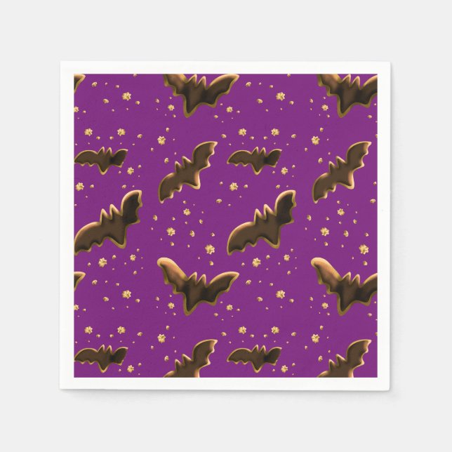 Cookie Bats und Crumbs Serviette (Vorderseite)