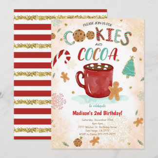 Cookie Birthday Einladung