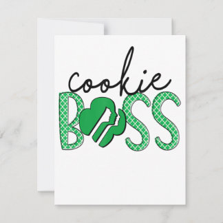 Cookie Boss Scout Girls Cookie Dealer Einladung
