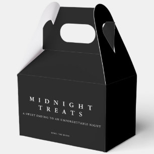 Cookie Box - Mitternacht Leckereien, Schwarz Geschenkschachtel